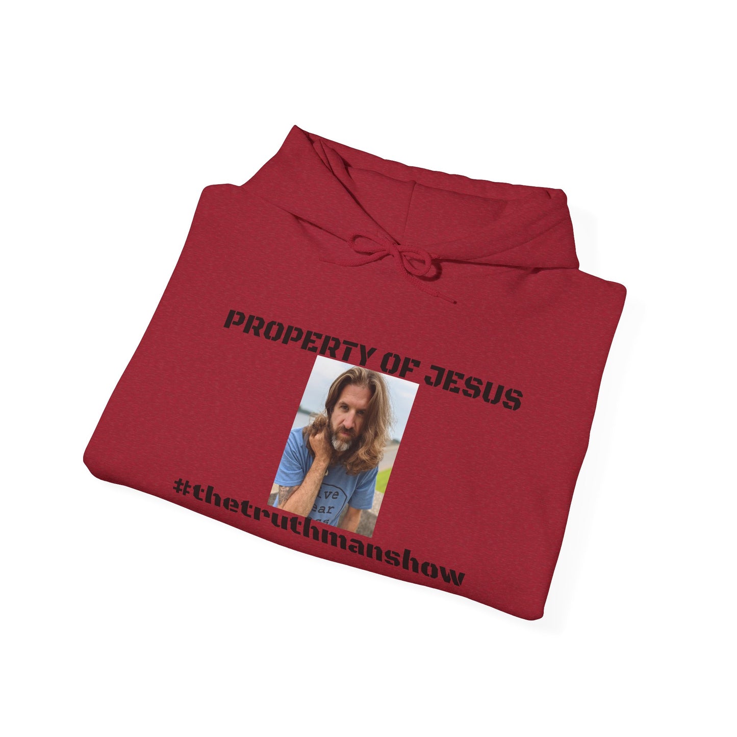 Property of Jesus #TheTruthManShow Unisex Heavy Blend™ Hooded Sweatshirt
