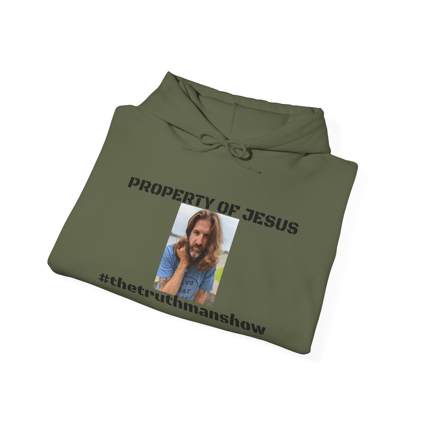 Property of Jesus #TheTruthManShow Unisex Heavy Blend™ Hooded Sweatshirt