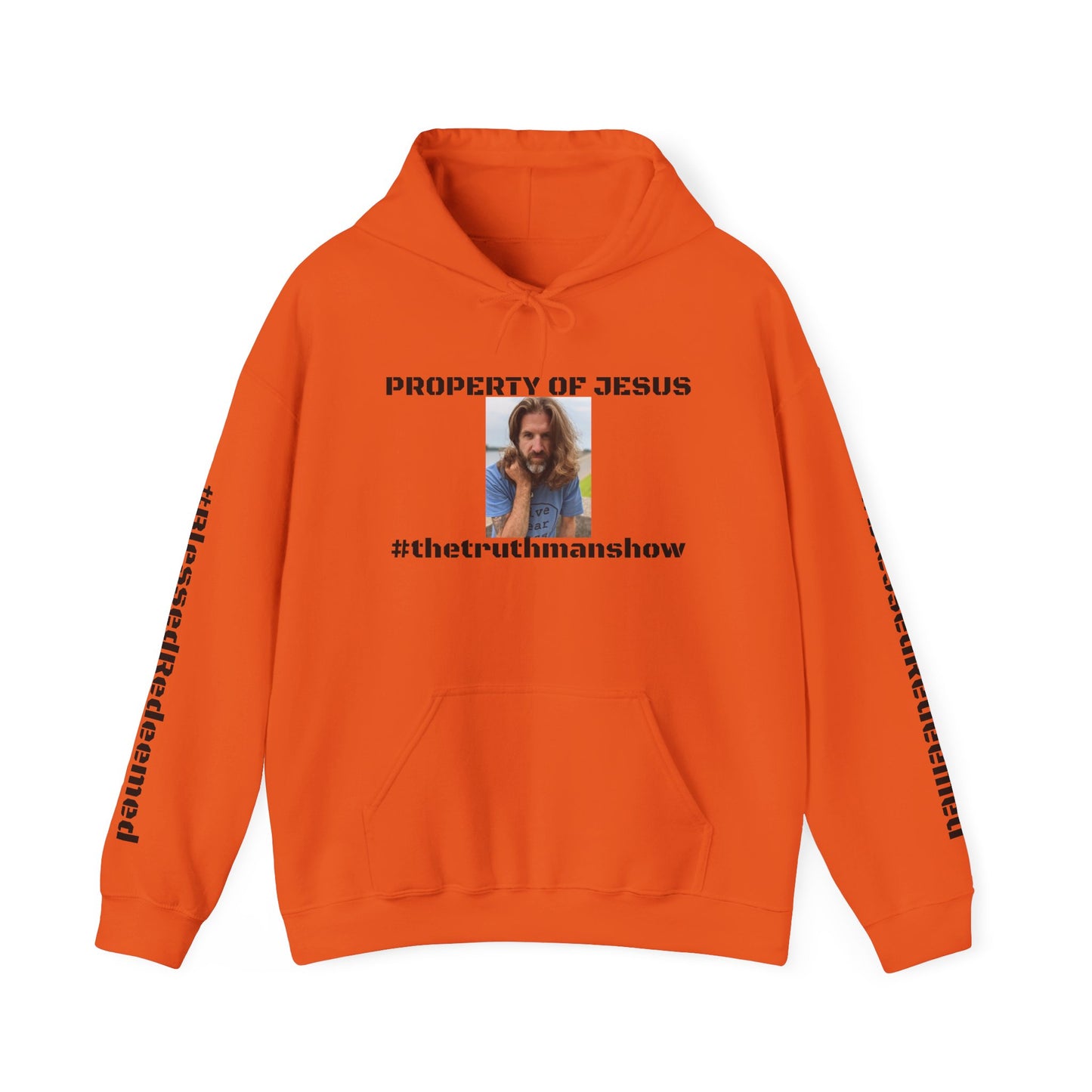 Property of Jesus #TheTruthManShow Unisex Heavy Blend™ Hooded Sweatshirt