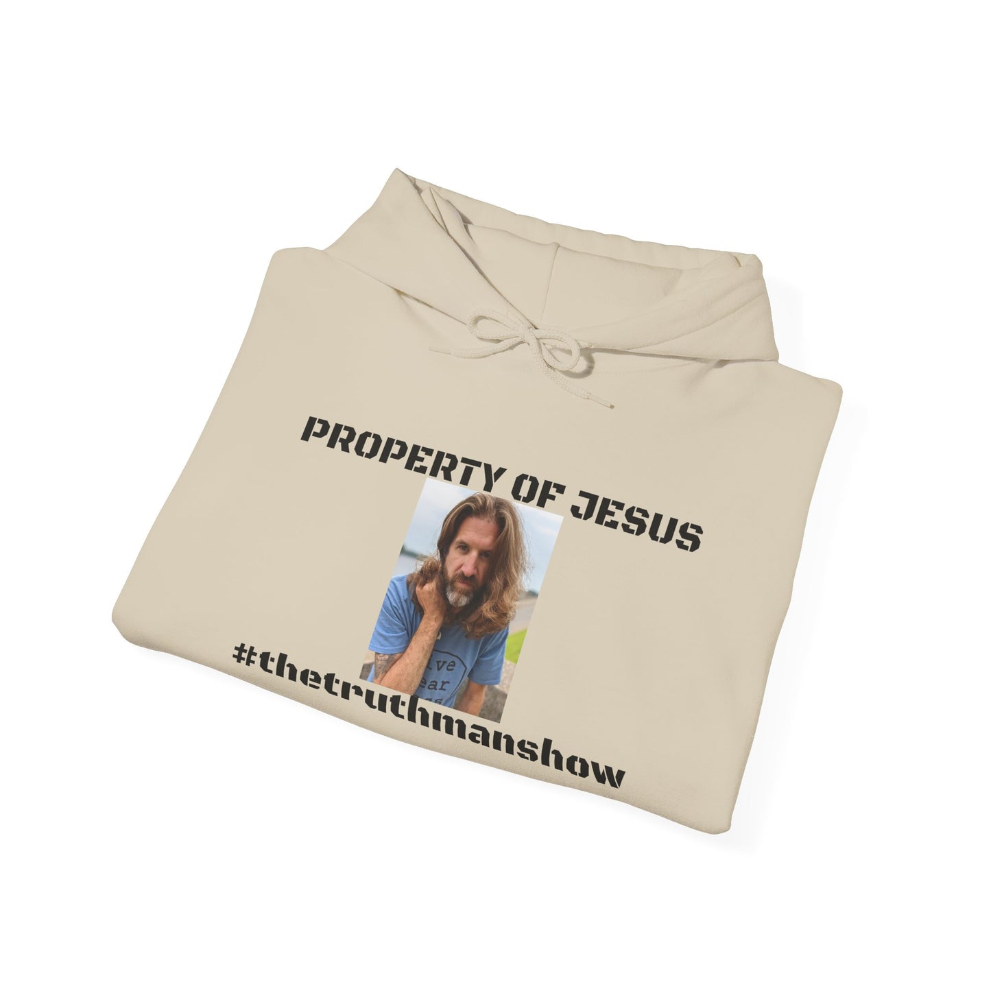 Property of Jesus #TheTruthManShow Unisex Heavy Blend™ Hooded Sweatshirt