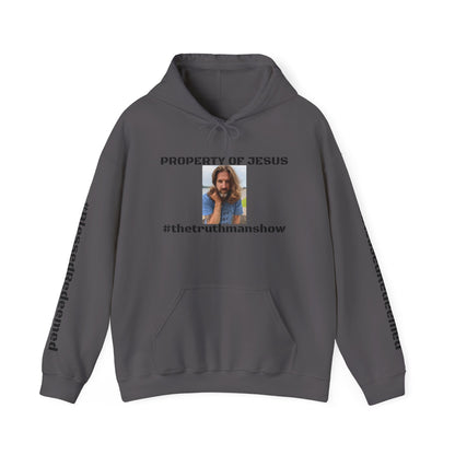 Property of Jesus #TheTruthManShow Unisex Heavy Blend™ Hooded Sweatshirt