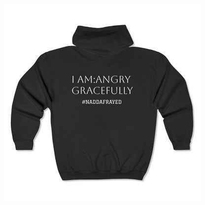 The Truth Man Show Unisex Zip-Up Hoodie - Jesus Lives & Gracefully Angry Designs
