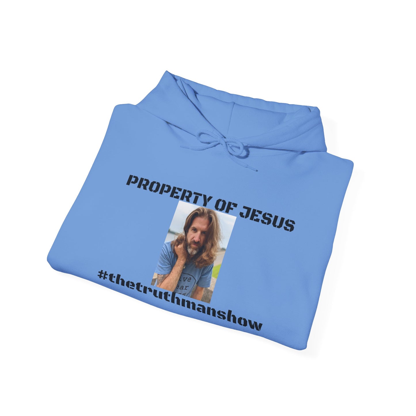 Property of Jesus #TheTruthManShow Unisex Heavy Blend™ Hooded Sweatshirt