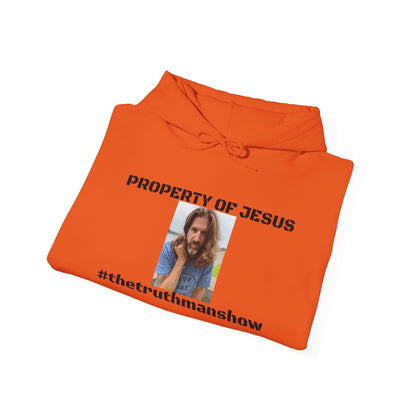 Property of Jesus #TheTruthManShow Unisex Heavy Blend™ Hooded Sweatshirt