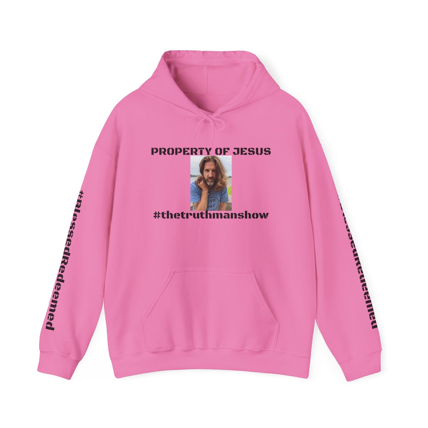 Property of Jesus #TheTruthManShow Unisex Heavy Blend™ Hooded Sweatshirt