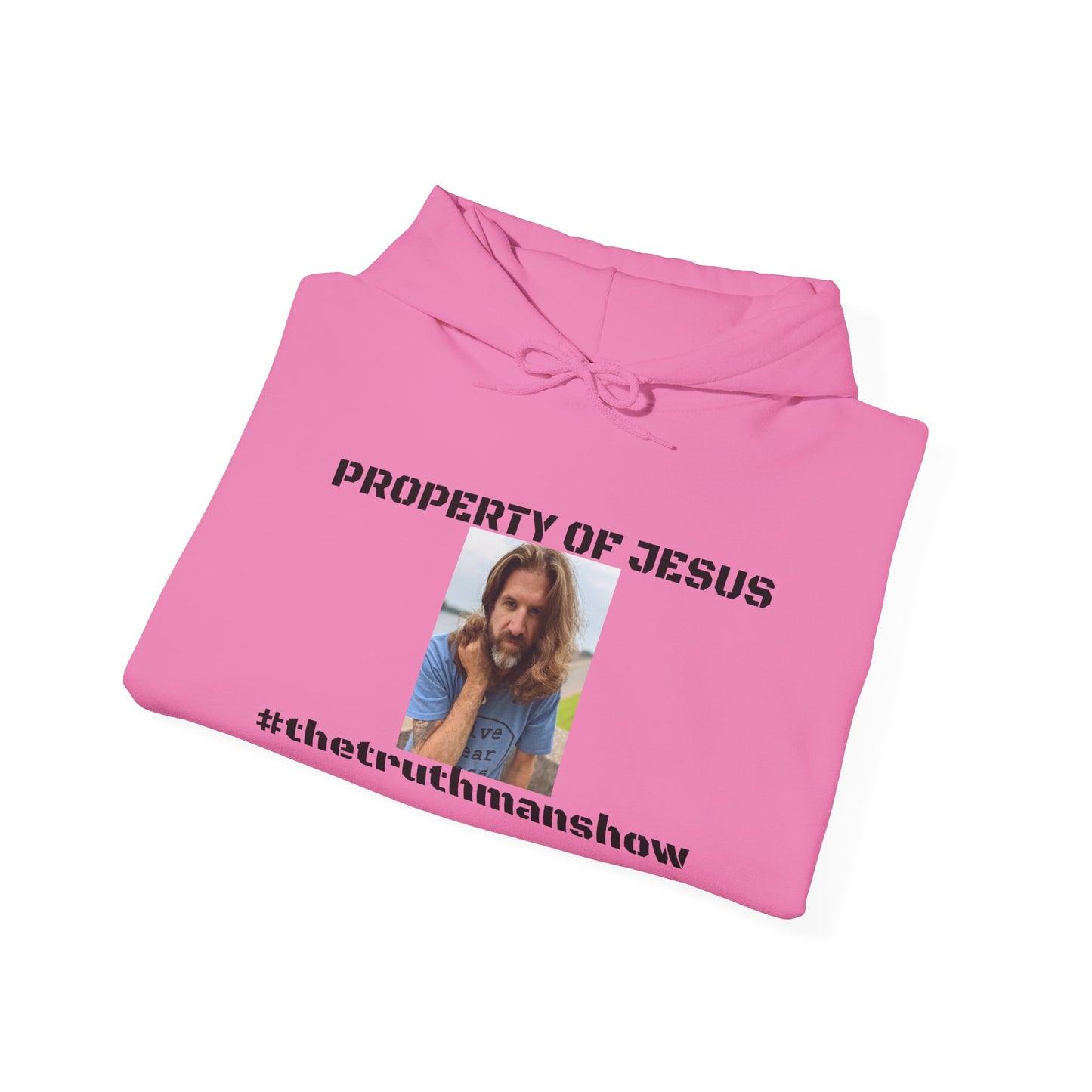 Property of Jesus #TheTruthManShow Unisex Heavy Blend™ Hooded Sweatshirt