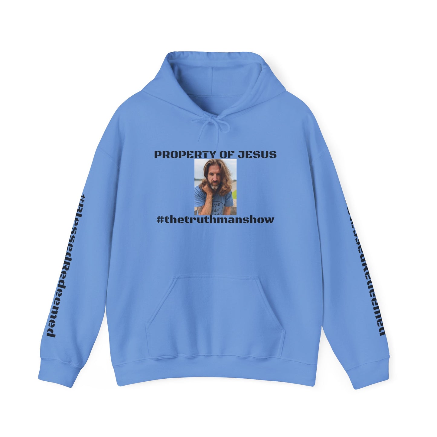Property of Jesus #TheTruthManShow Unisex Heavy Blend™ Hooded Sweatshirt
