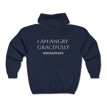 The Truth Man Show Unisex Zip-Up Hoodie - Jesus Lives & Gracefully Angry Designs
