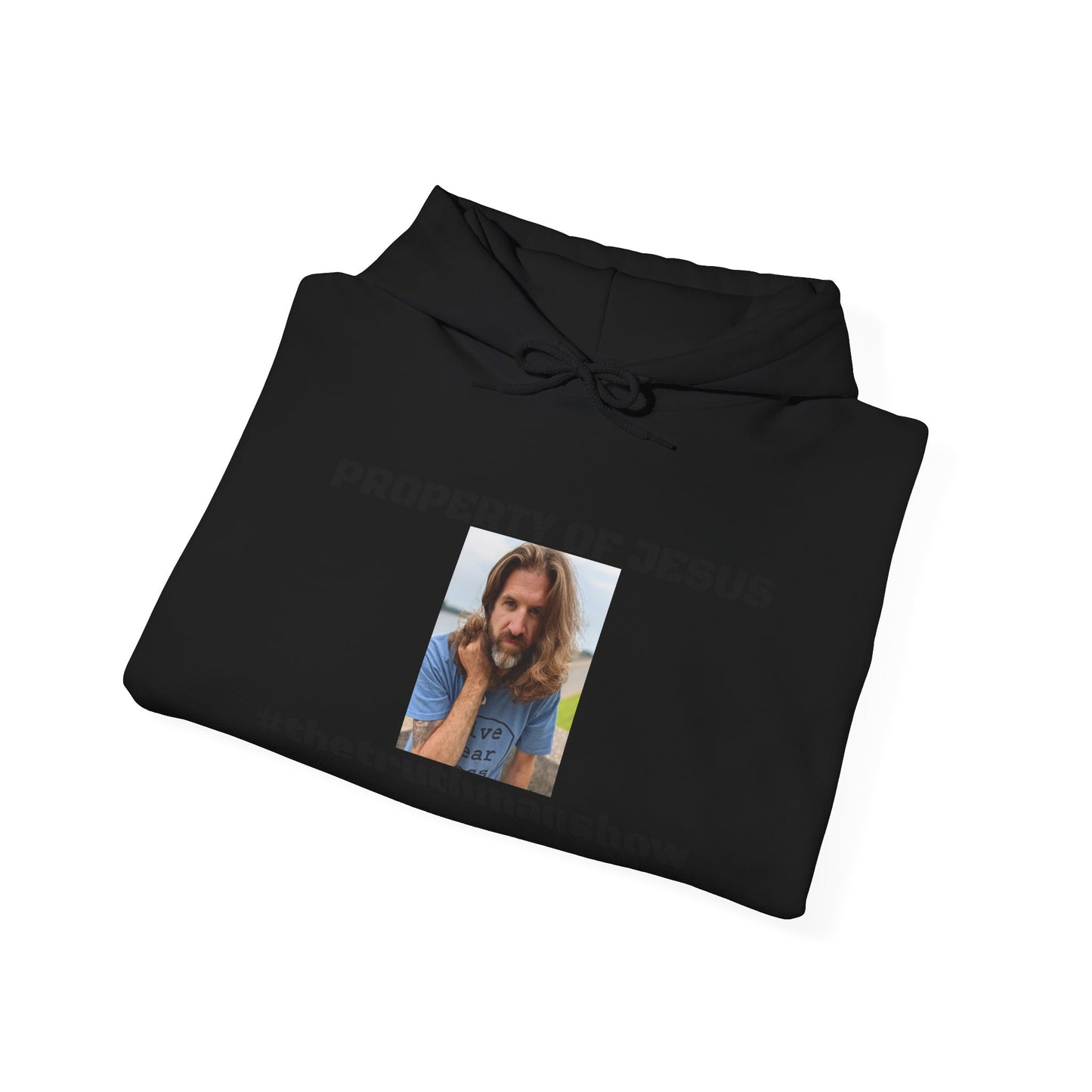 Property of Jesus #TheTruthManShow Unisex Heavy Blend™ Hooded Sweatshirt